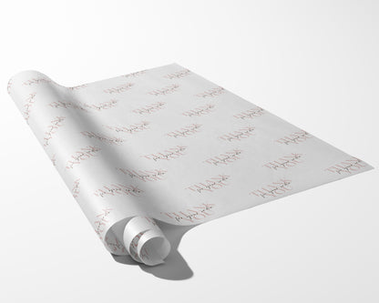 Blush Thank You Packaging Paper