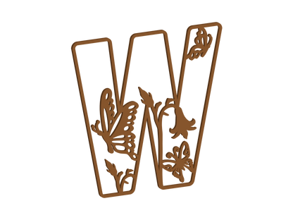 Wild Butterfly Themed Letters