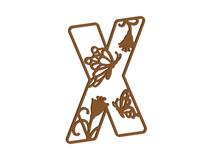 Wild Butterfly Themed Letters