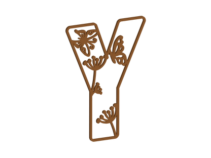 Wild Butterfly Themed Letters