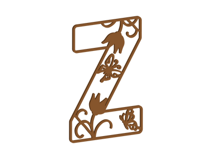 Wild Butterfly Themed Letters
