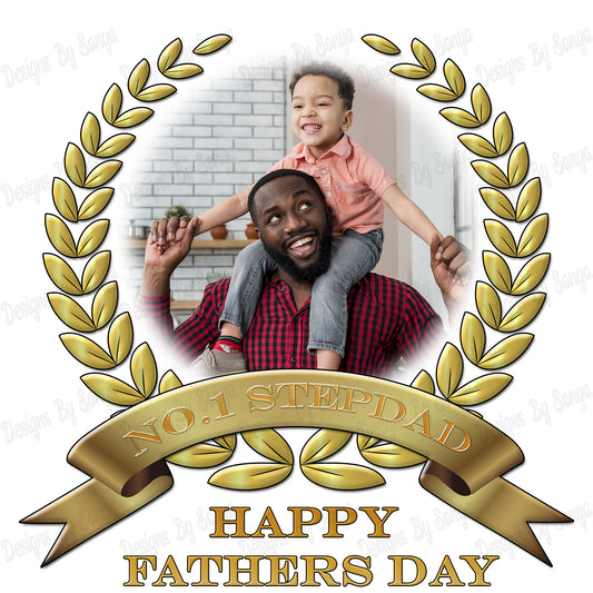 Blank Laurel Wreath (for own photograph) - Fathers Day