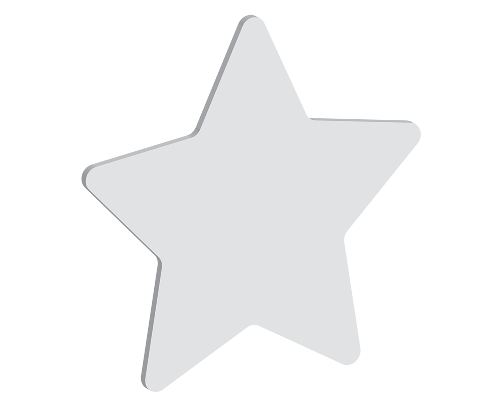 120mm Star Shape