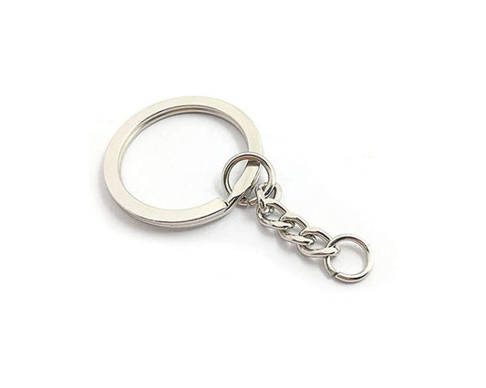 25mm Split Ring with Chain and Jump Ring (10pcs)
