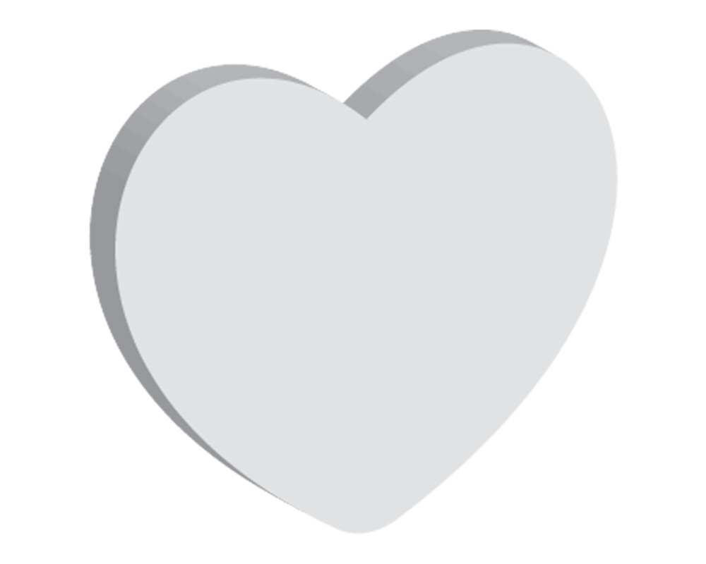 30mm Heart No Hole (10pcs)