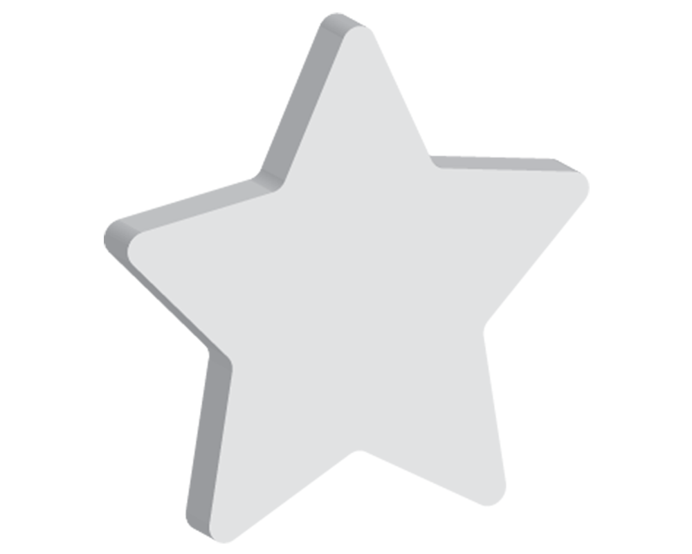 30mm Star Shape (10pcs)