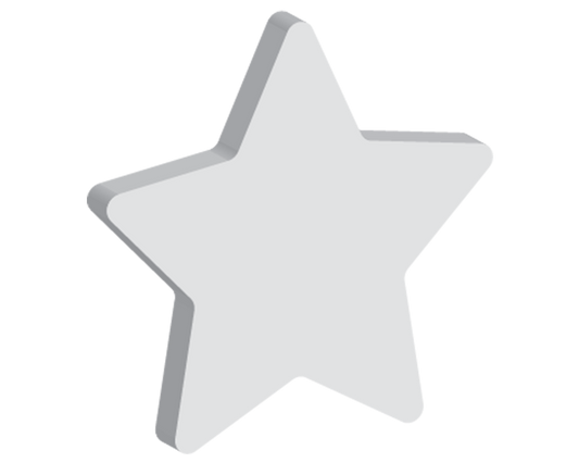 30mm Star Shape (10pcs)