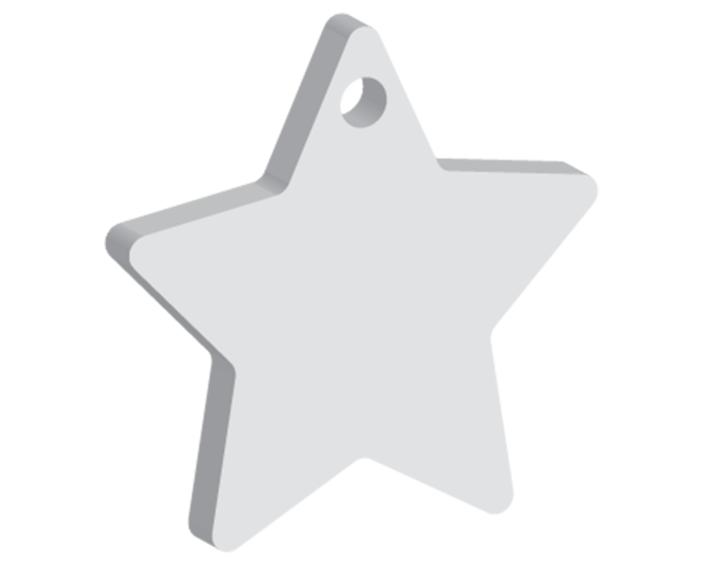 30mm Star Shape (10pcs)