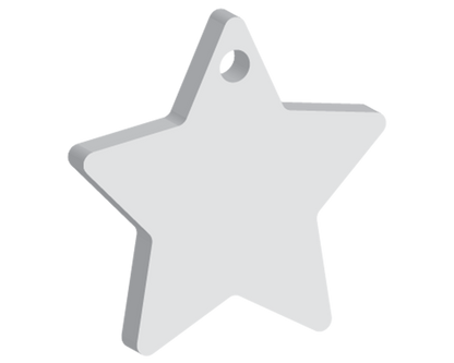 30mm Star Shape (10pcs)
