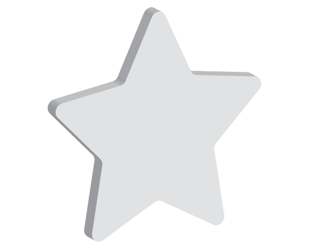 40mm Star Shape (10pcs)