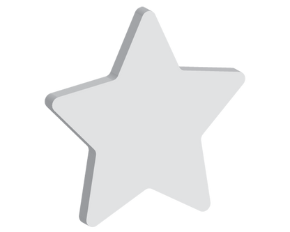 40mm Star Shape (10pcs)