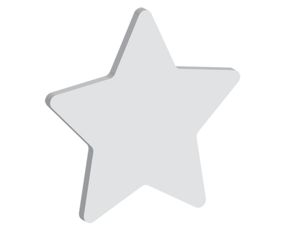 60mm Star Shape (10pcs)