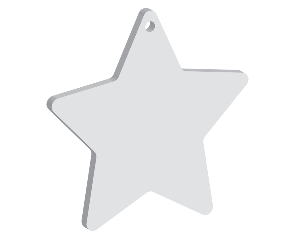 60mm Star Shape (10pcs)
