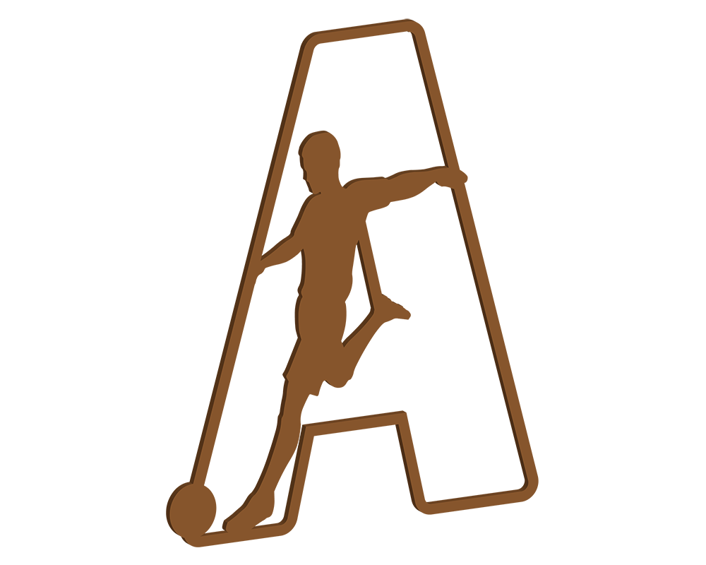 MDF Footballer Themed Letters