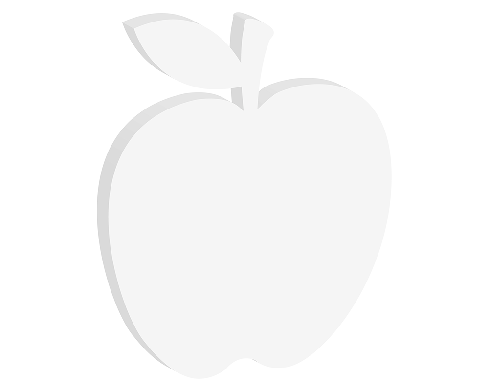 150mm Apple with Stand