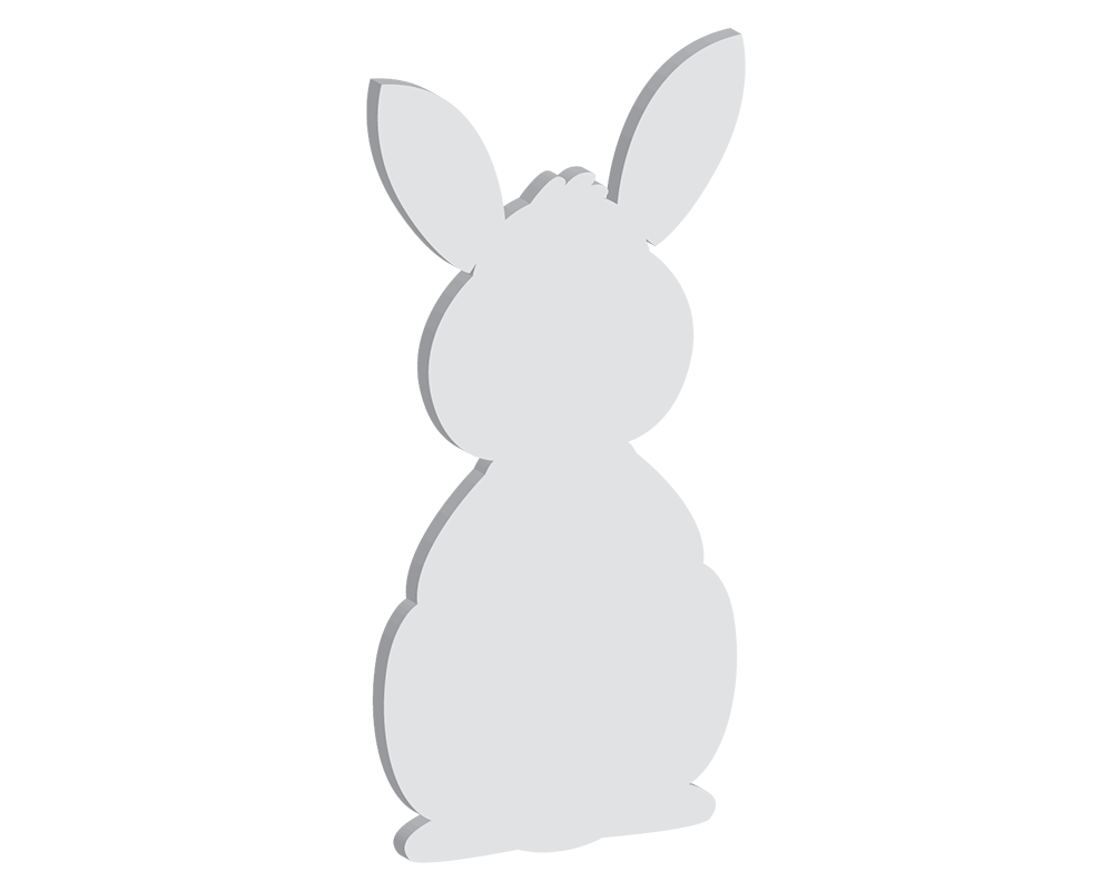 Tufty Bunny Shape