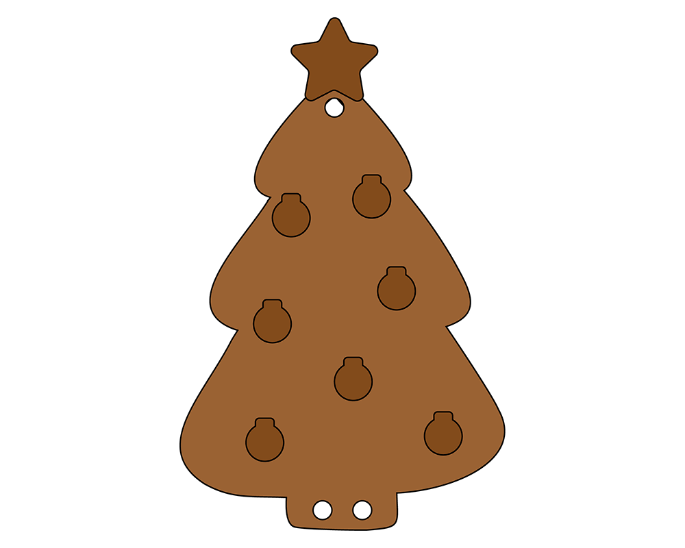 Christmas Tree Gift Box Money Decoration
