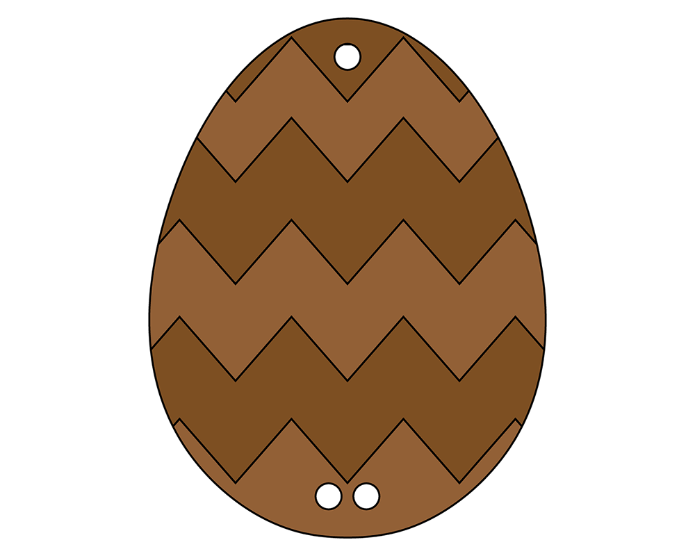 Egg 2 Gift Box Money Decoration