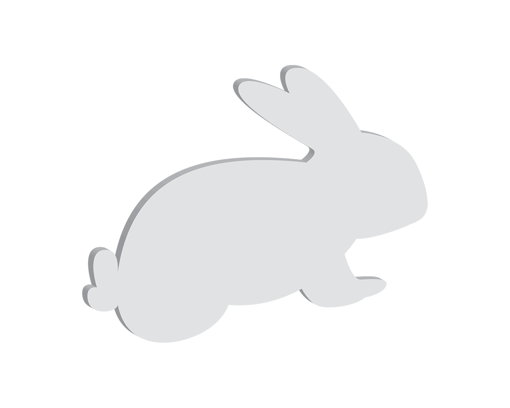 Hopping Bunny Shape