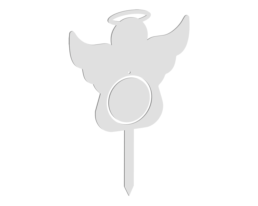 Angel Shaped Bauble Holder Stake