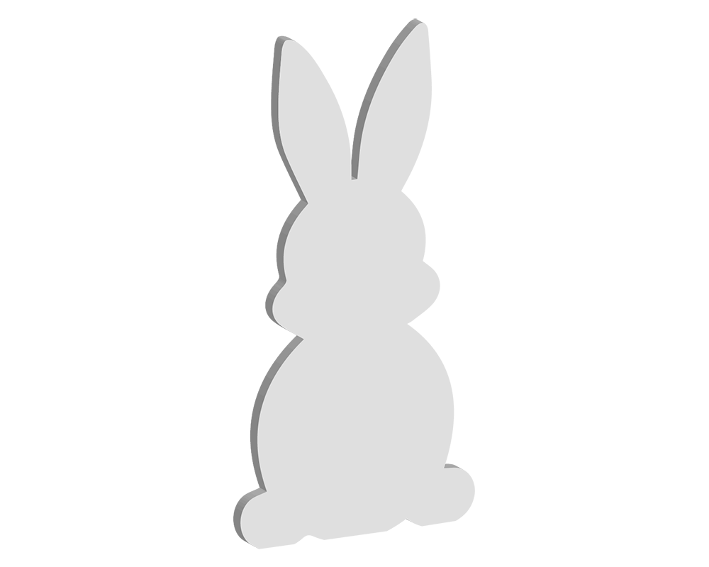 Listening Bunny Shape