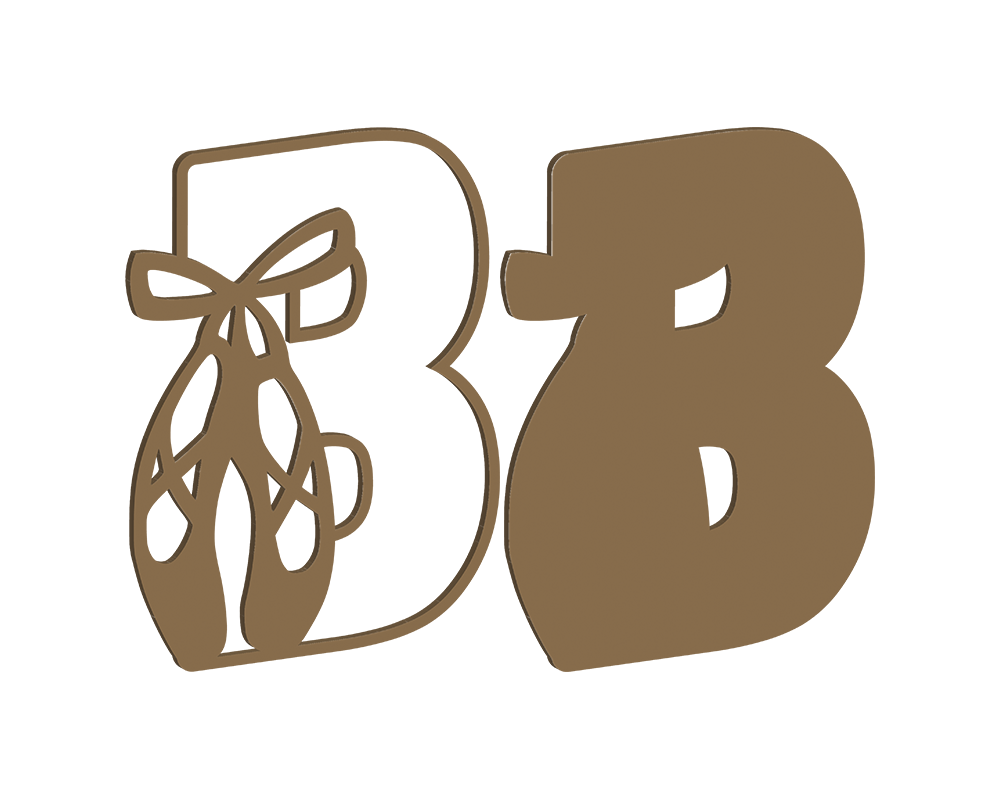 MDF Pointe Shoe Themed Letters