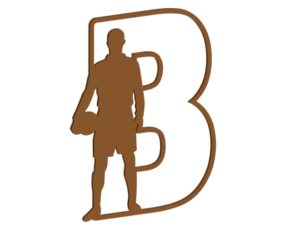 MDF Footballer Themed Letters
