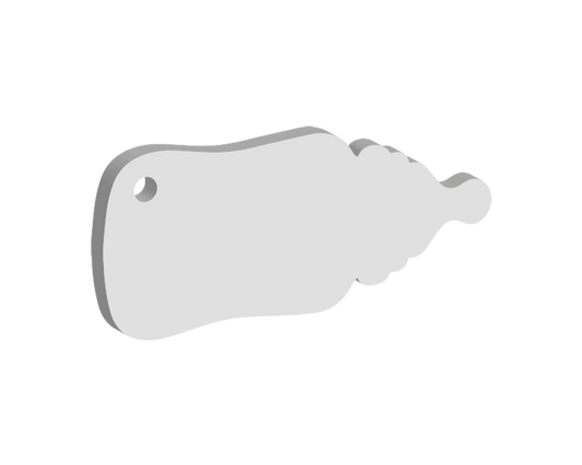 50mm Baby Bottle Keyring (10pcs)