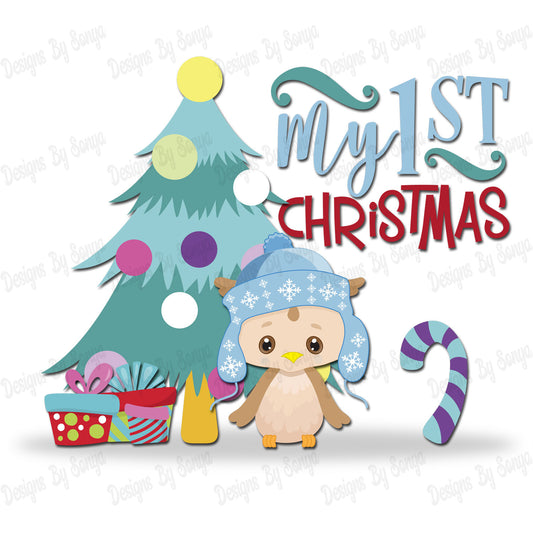 My 1st Christmas - Blue