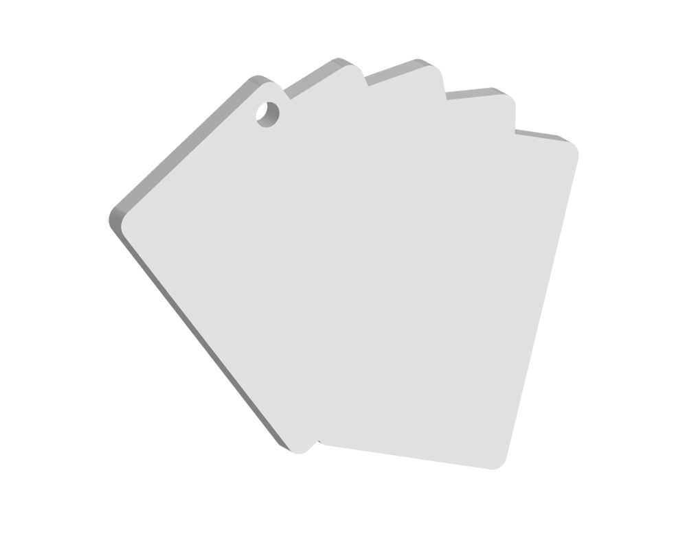 50mm Playing Card Fan Keyring (10pcs)