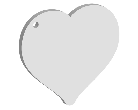 50mm Playing Card Heart Keyring (10pcs)