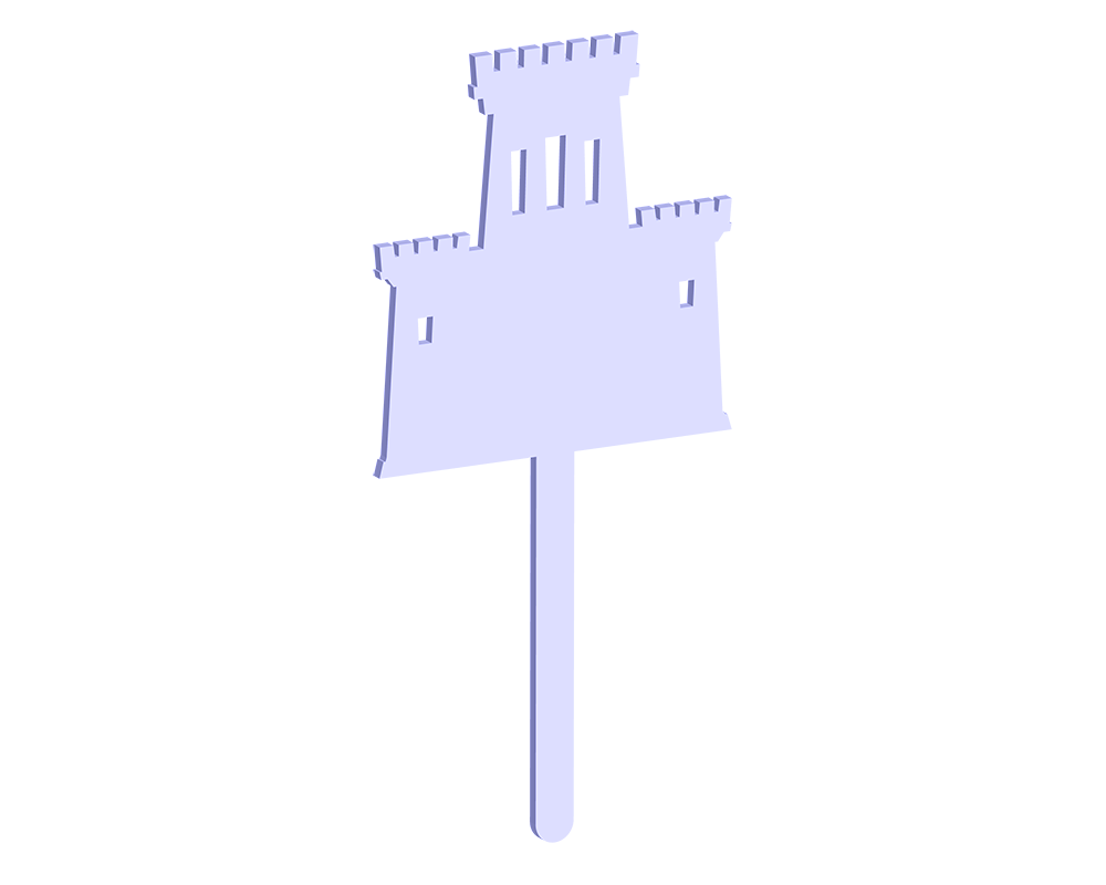 Castle Cake Topper