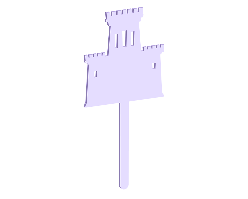 Castle Cake Topper