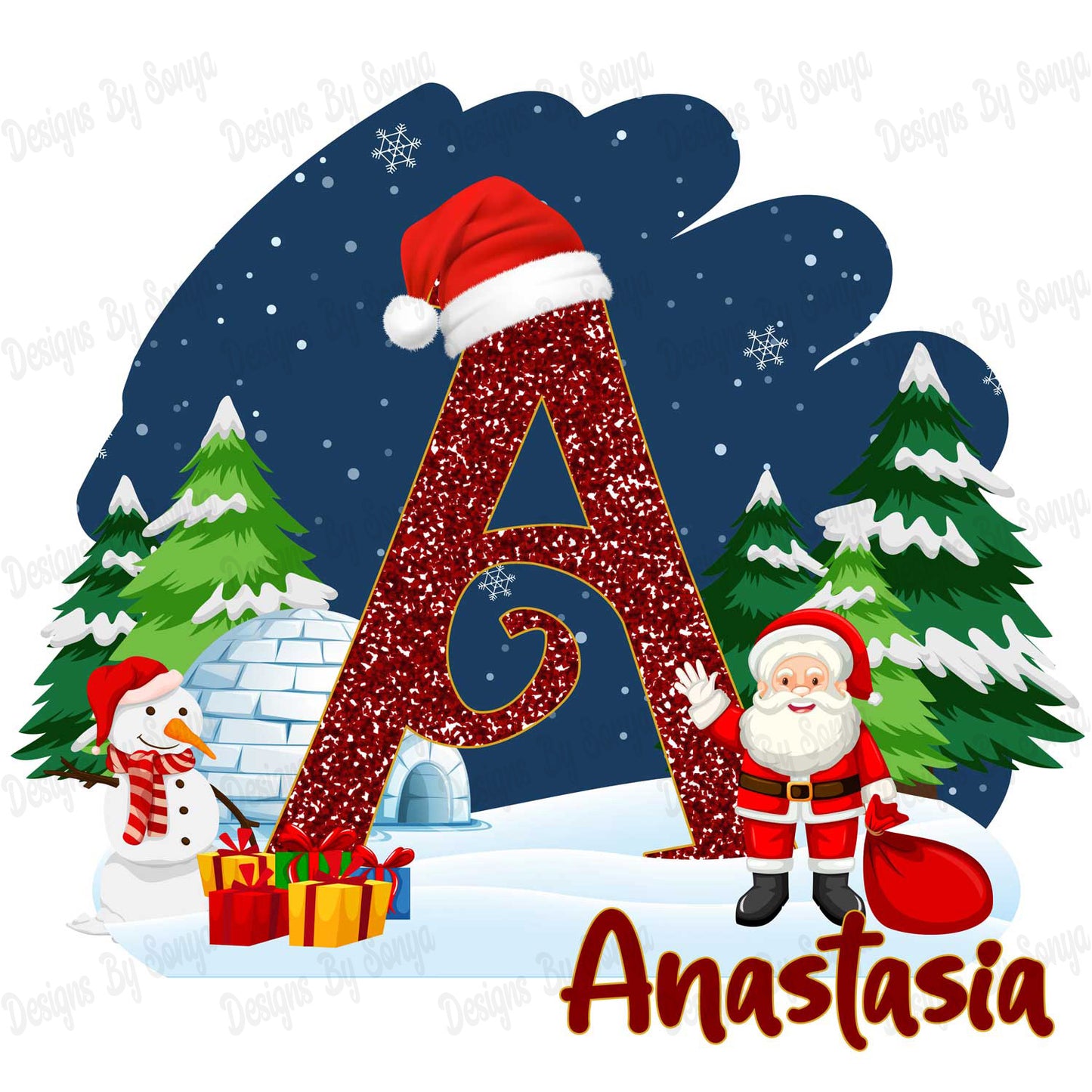 Christmas Alphabet Set