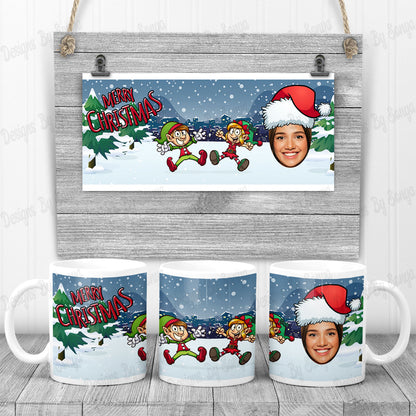 Christmas Character Photo Mug Design Set 2