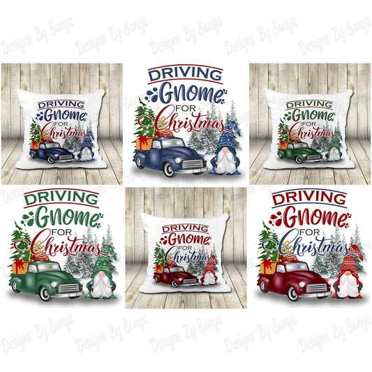 Driving Gnome For Christmas - 3pc Bundle