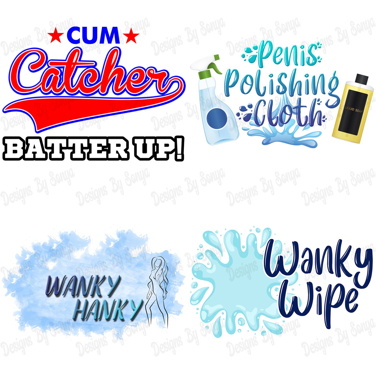 Naughty Wash Cloth Bundle 1