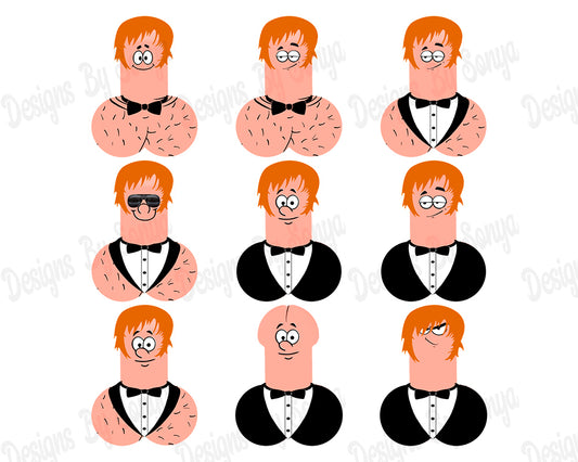 Ginger Secret Agent Willy Design Pack