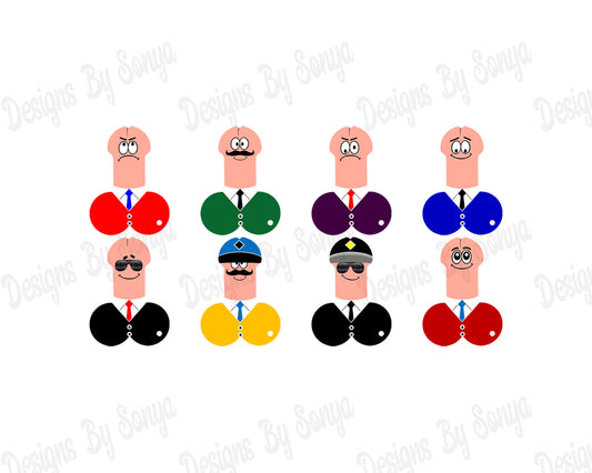 Mr Faces Willy Design Pack