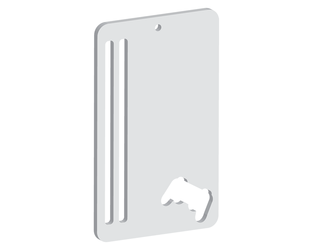 Game Pad Shaped Bank Note Holding Tag