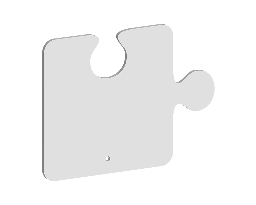 150mm Corner Puzzle Piece with Stand