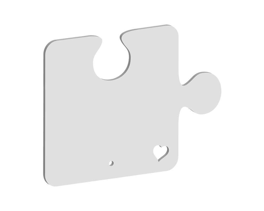 150mm Corner Puzzle Piece with Stand