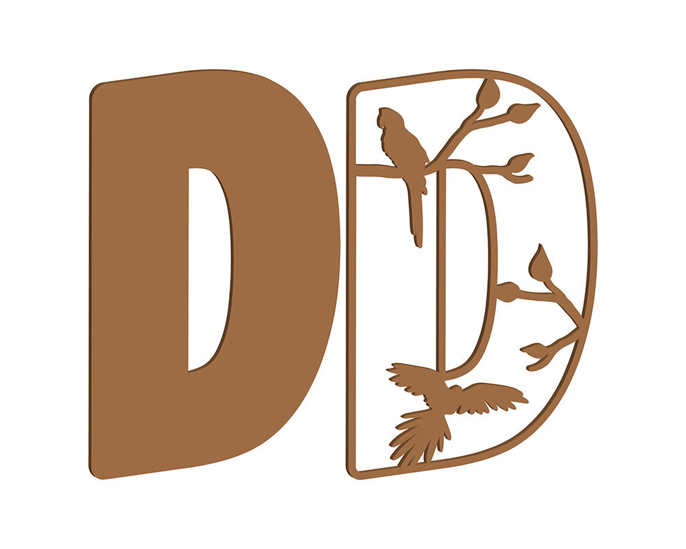 MDF Safari Themed Letters