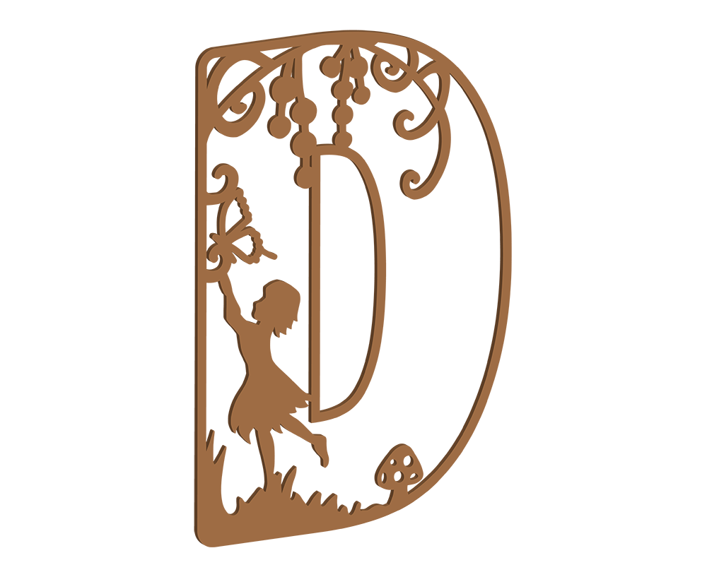 MDF Fairy Themed Letters