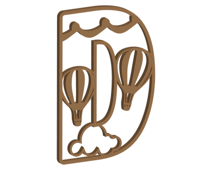 Hot Air Balloon Themed Letters