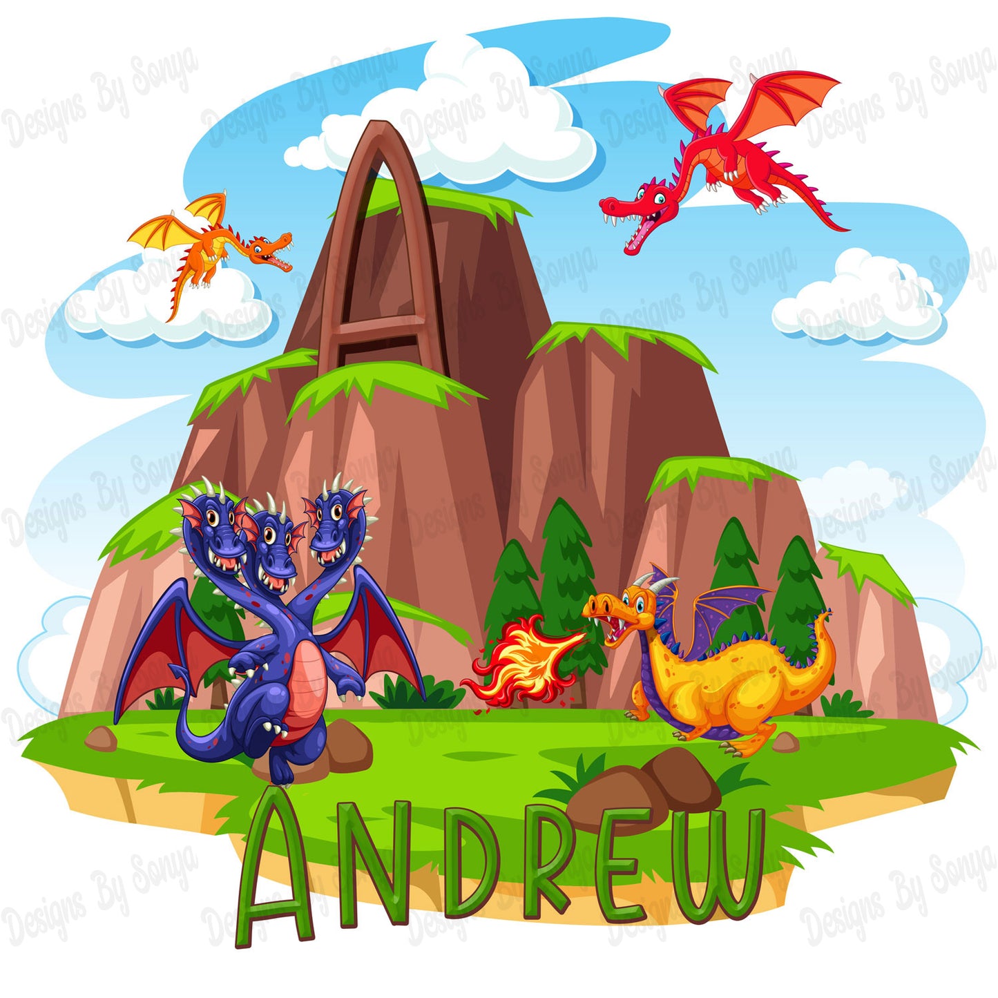 Dragon Alphabet Set