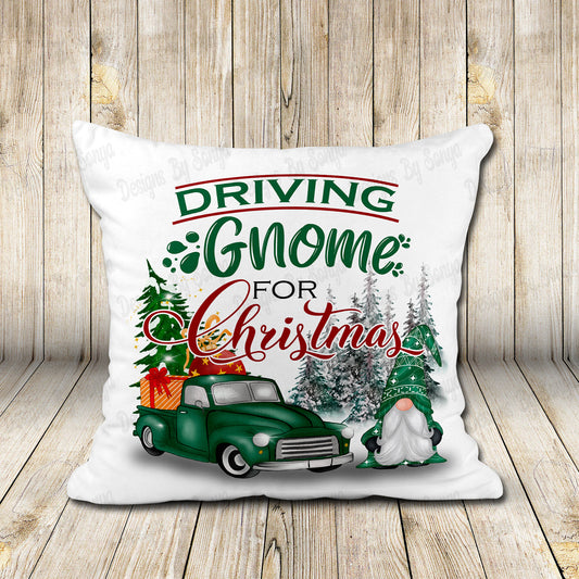 Driving Gnome For Christmas - Green