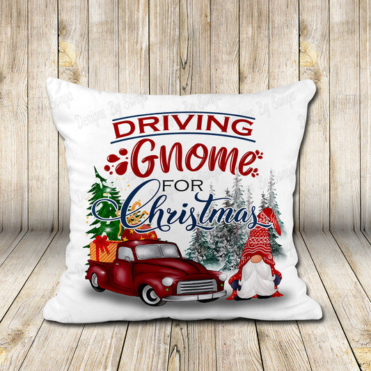 Driving Gnome For Christmas - Red