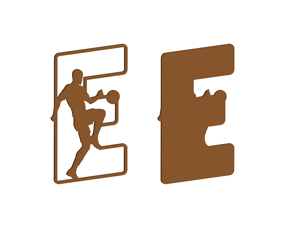 MDF Footballer Themed Letters