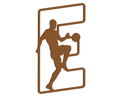 MDF Footballer Themed Letters
